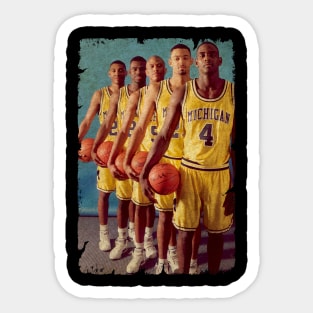 Vintage Fab Five Sticker